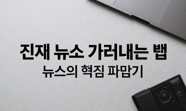 뉴스 관련 이미지 - 정보 과잉 시대, 진짜 뉴스 가려내는 법: 뉴스의 핵심 파악하기
