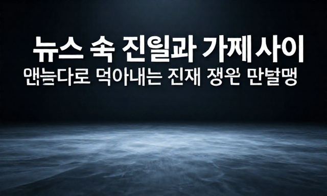 뉴스 관련 이미지 - 뉴스 속 진실과 가짜 사이, 데이터로 읽어내는 진짜 정보 판별법