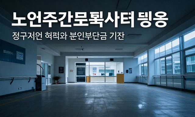 노인주간보호센터비용 관련 이미지 - 노인주간보호센터비용 총정리: 정부지원 혜택과 본인부담금 기준